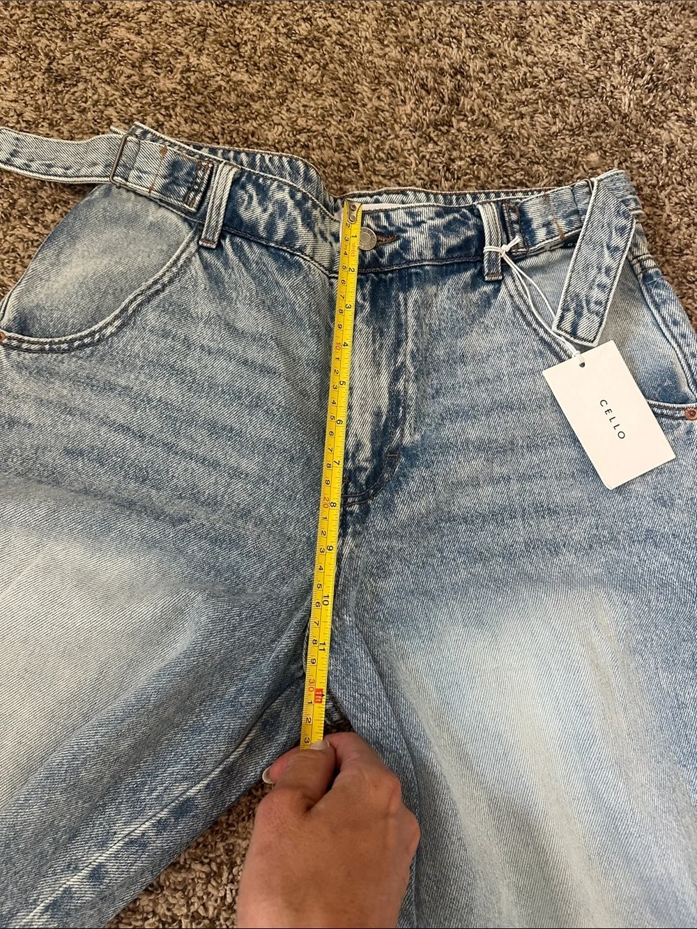 Cello distressed Blue Denim Bermuda Shorts